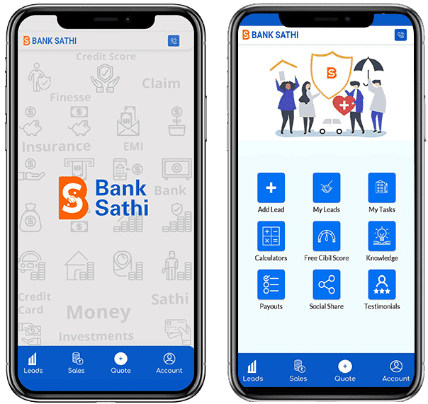 Banksathi — Insurance Aggregator developed by Lets Make Brand