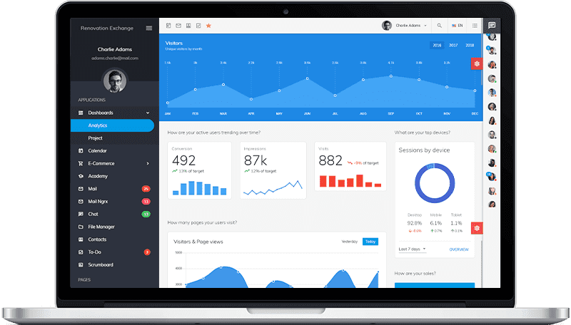 Renovation Exchange — Project Management developed by Lets Make Brand